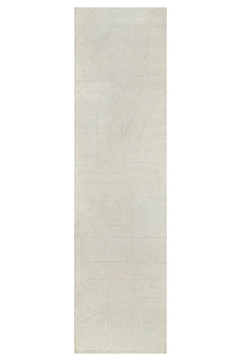 Kurzflor Teppich Creme Weiß "Hamptons TWENTYEIGHT" WECONhome