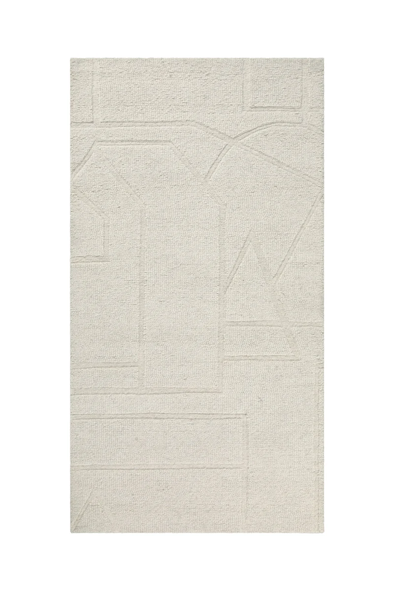 Kurzflor Teppich Creme Weiß "Hamptons TWENTYEIGHT" WECONhome