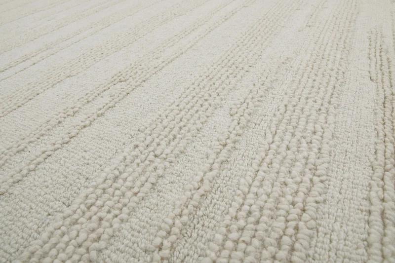 Kurzflor Teppich Rund Creme Weiß "Hamptons TWENTYSEVEN" WECONhome