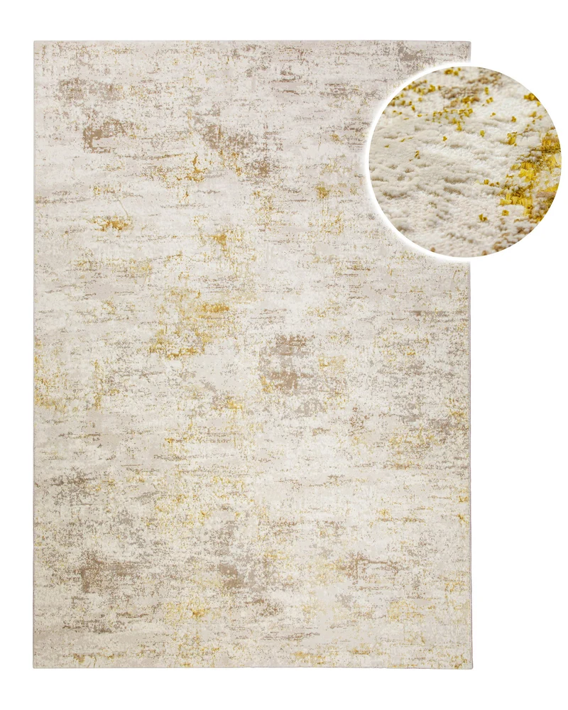 Esprit Kurzflorteppich Creme Gold "Feel Vintage 2.0"