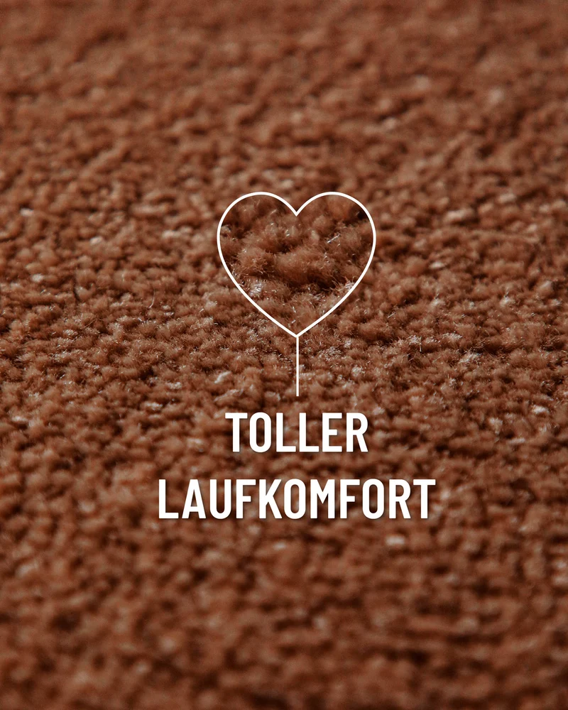 Esprit Kurzflorteppich Ziegel Rot "Vegas"
