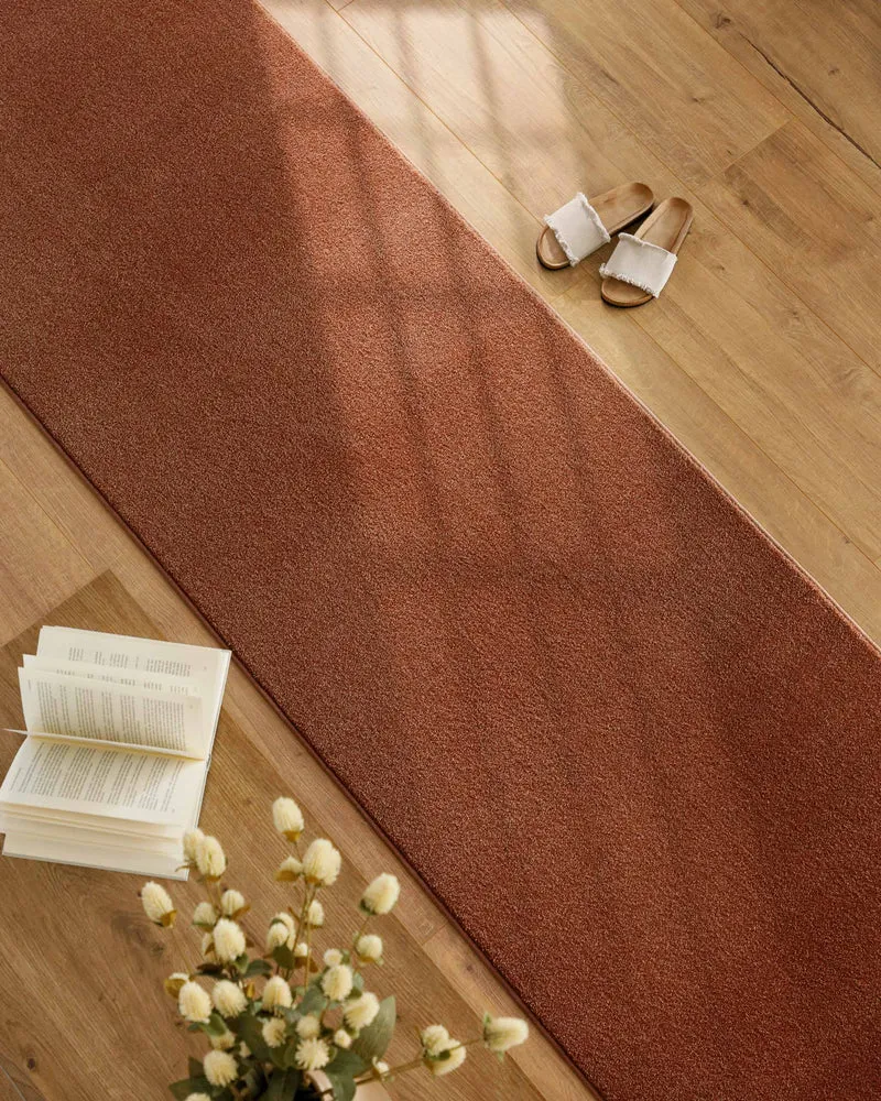 Esprit Kurzflorteppich Ziegel Rot "Vegas"