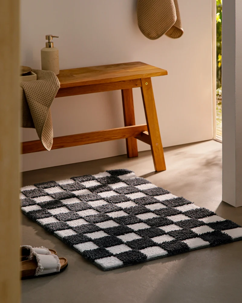 Badteppich Anthrazit Grau "Bobbi" WECONhome