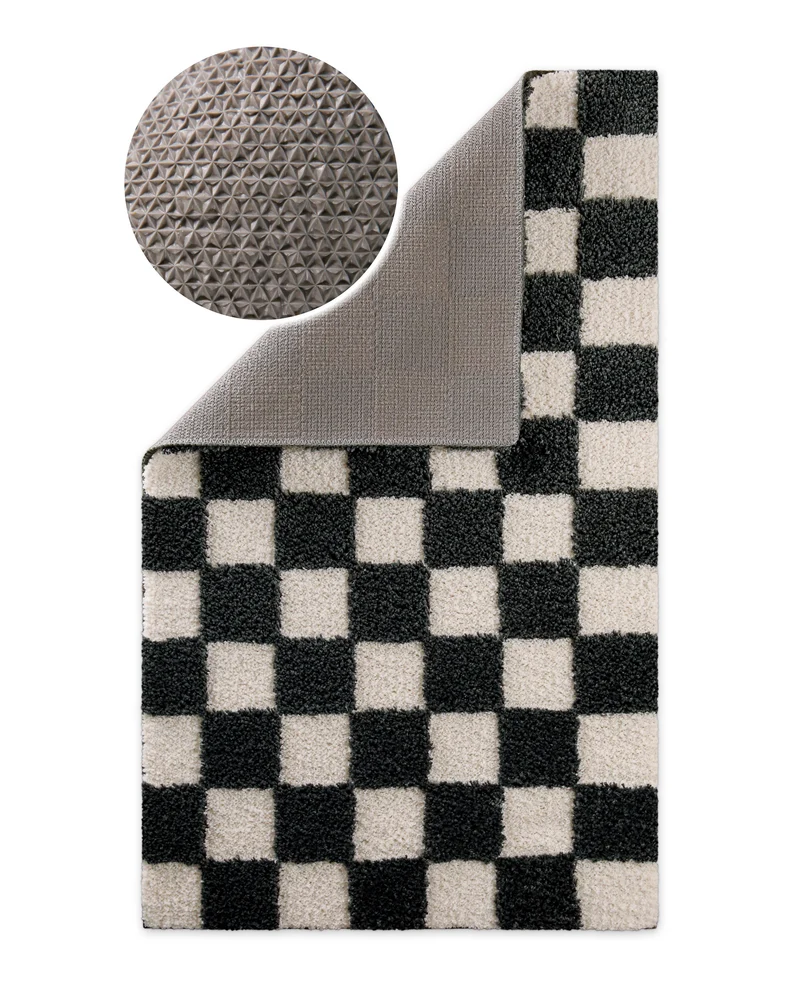 Badteppich Anthrazit Grau "Bobbi" WECONhome