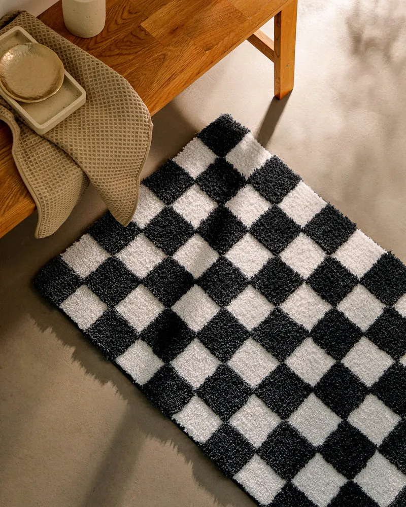 Badteppich Anthrazit Grau "Bobbi" WECONhome