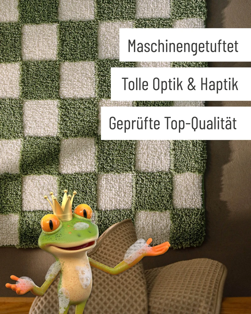 Badteppich Grün "Bobbi" WECONhome