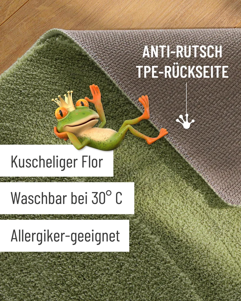 Badteppich Reseda Grün "Marc" WECONhome