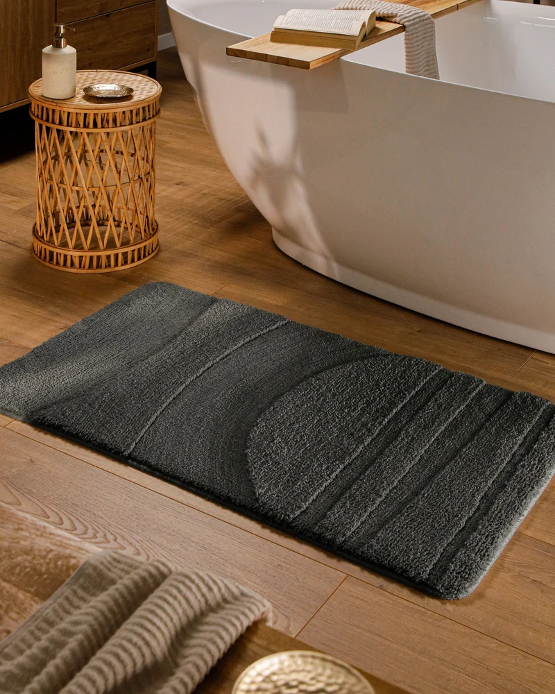 Badteppich Anthrazit Grau "Marc" WECONhome