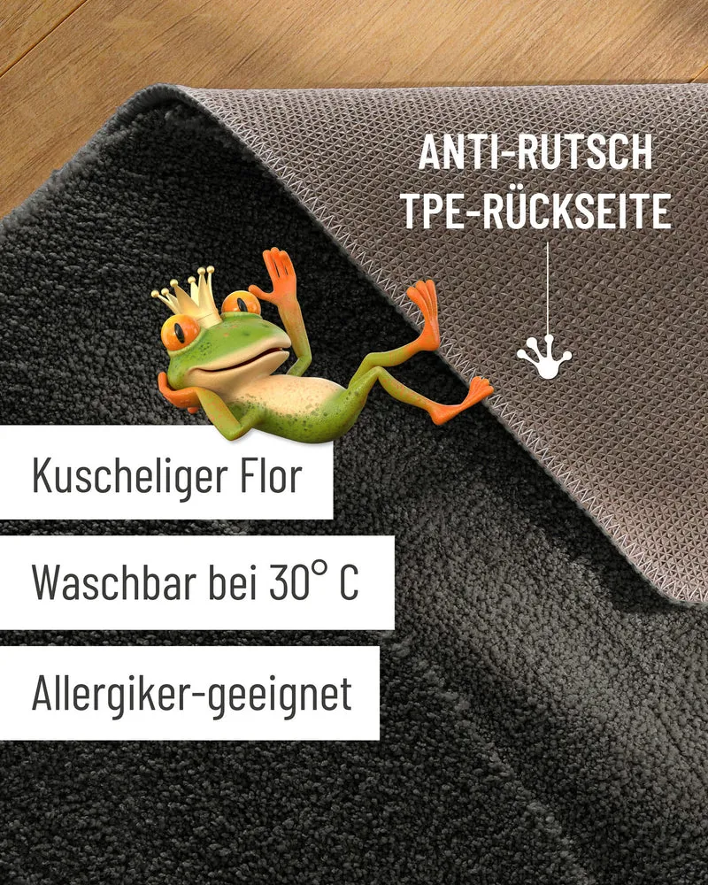 Badteppich Anthrazit Grau "Marc" WECONhome