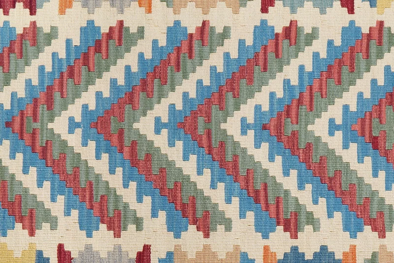 Kelim Gashgai · Handgewebt – Bunt, 179x122 cm