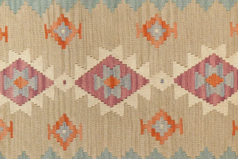 Kelim Gashgai · Handgewebt – Beige, 150x103 cm