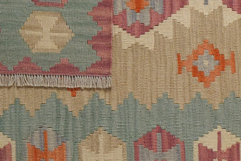 Kelim Gashgai · Handgewebt – Beige, 150x103 cm