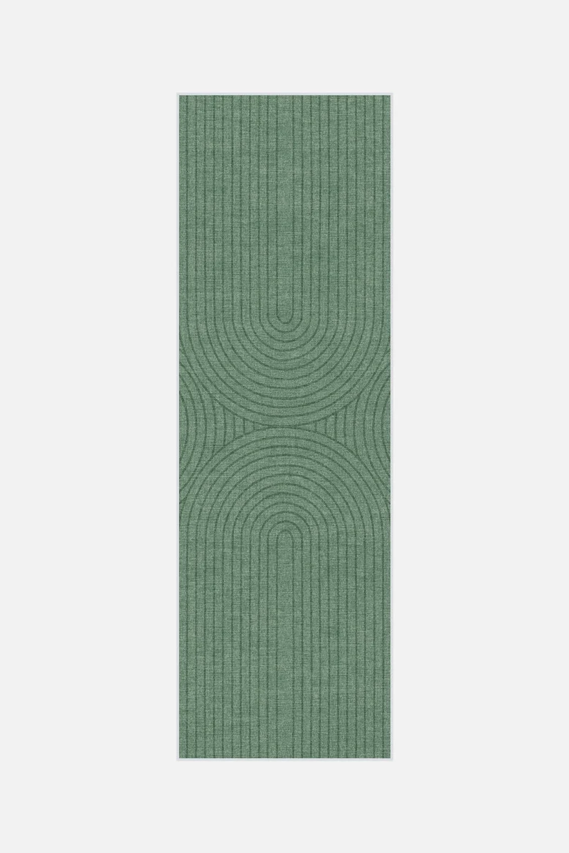 Zen Grün Teppich