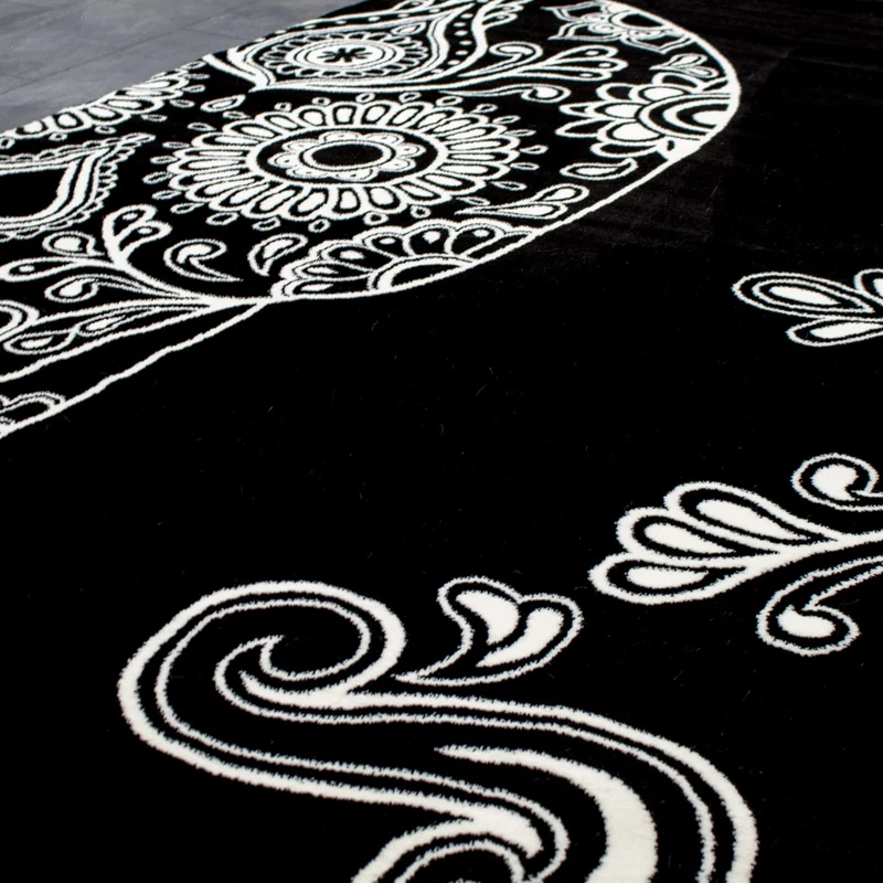 Jugendzimmer Kinderzimmer Wohnzimmer Schlafzimmer Schwarz Skull Totenkopf Motiv