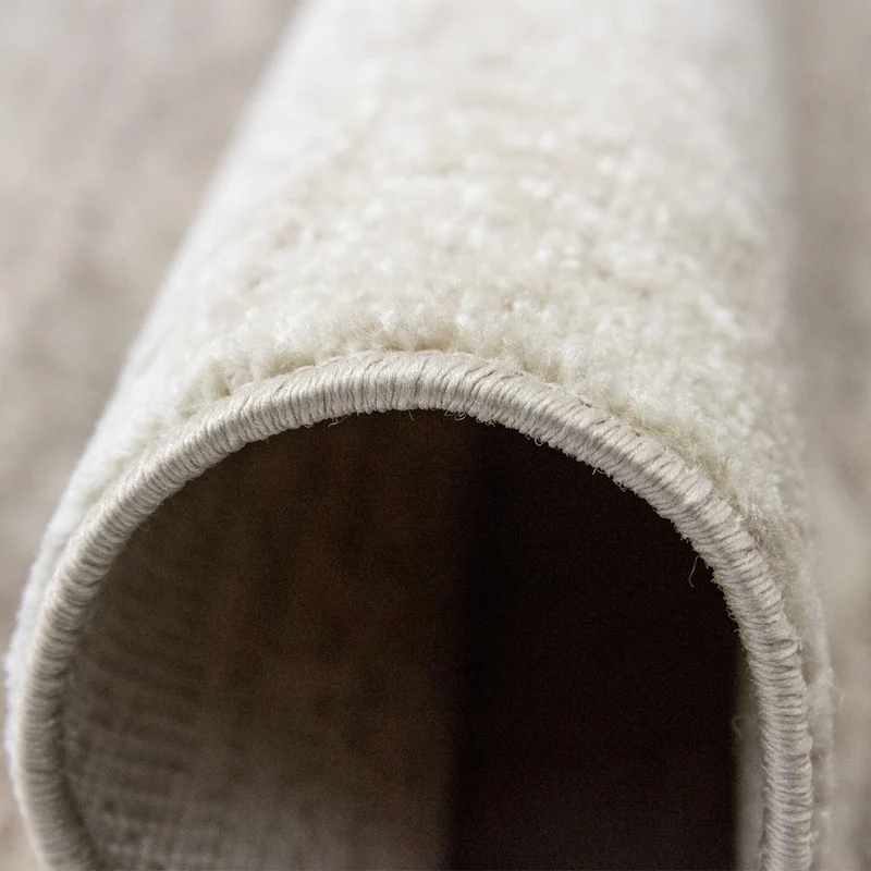 Moderner Teppich Geometrisches Muster Meliert in Braun Beige