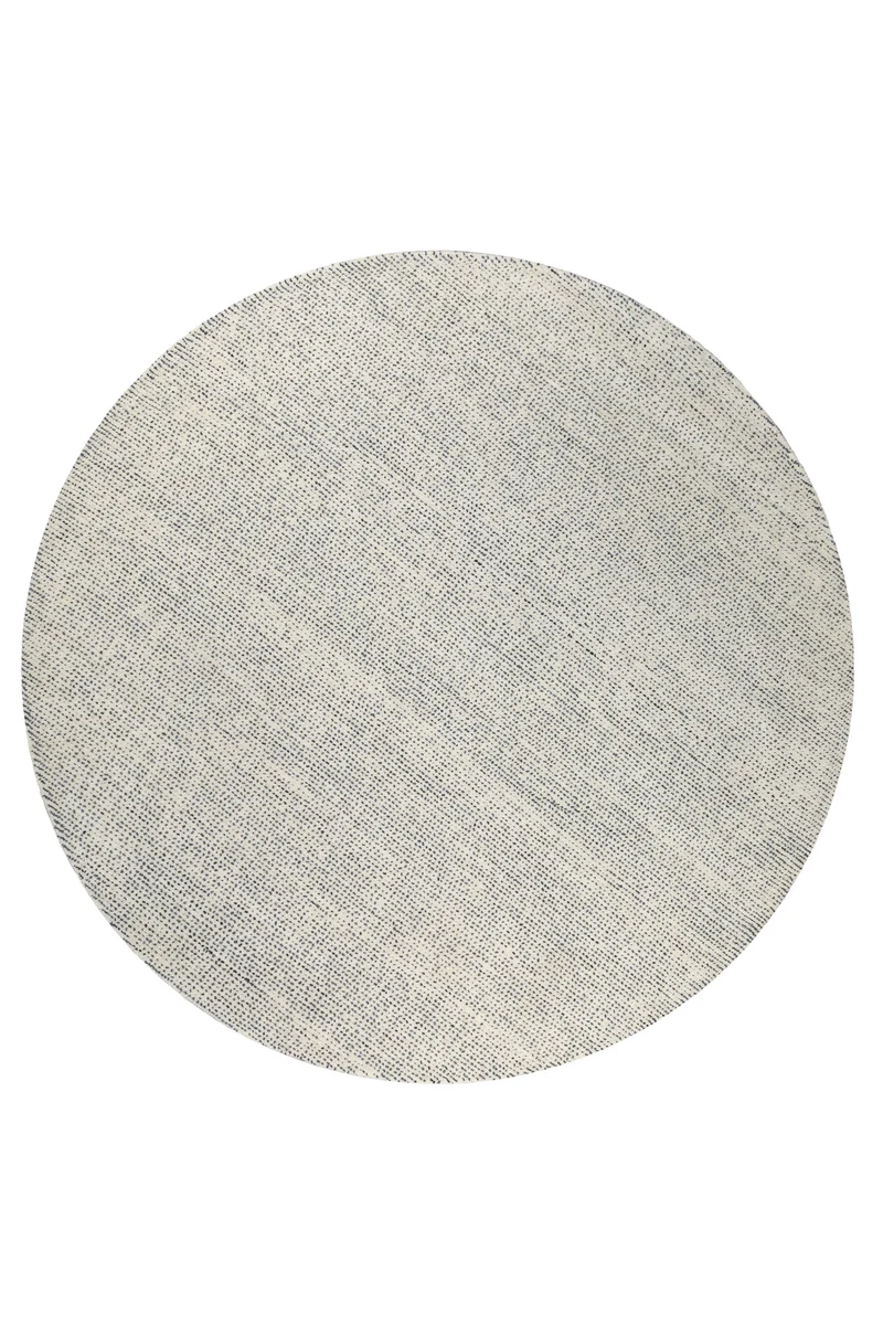 Kurzflor Teppich Rund Blau "Hamptons THIRTYTWO" WECONhome