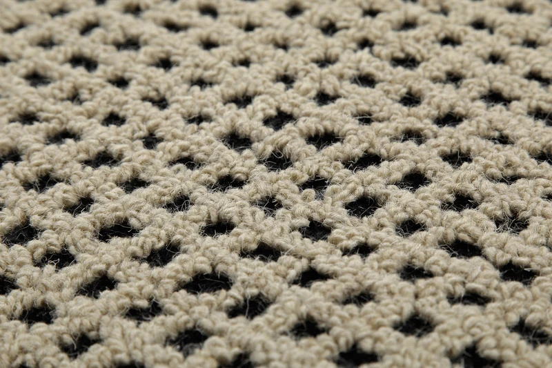 Kurzflor Teppich Rund Sand Beige "Hamptons TWENTYNINE" WECONhome