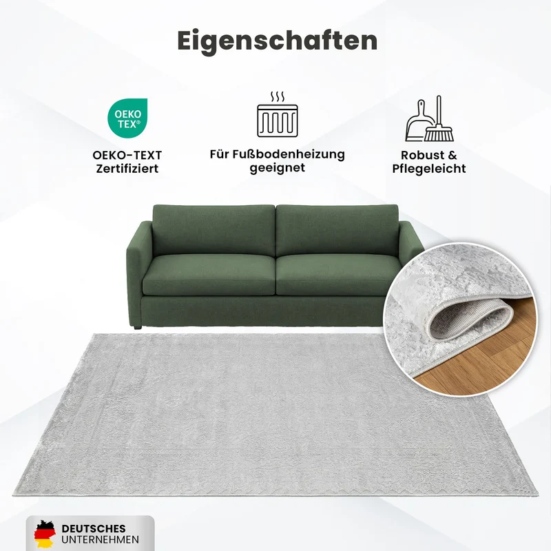 Teppich Wohnzimmer Teppich Schlafzimmer, Flur, Küche Kurzflor Orient Design Vintage Hoch-Tief-Effekt Modern 3D Weich