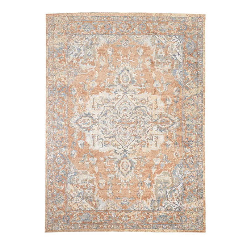 Waschbarer Teppich - Nova Medaillon Terra
