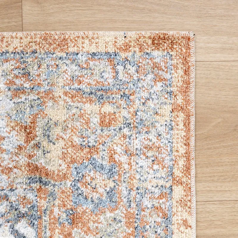 Waschbarer Teppich - Nova Medaillon Terra