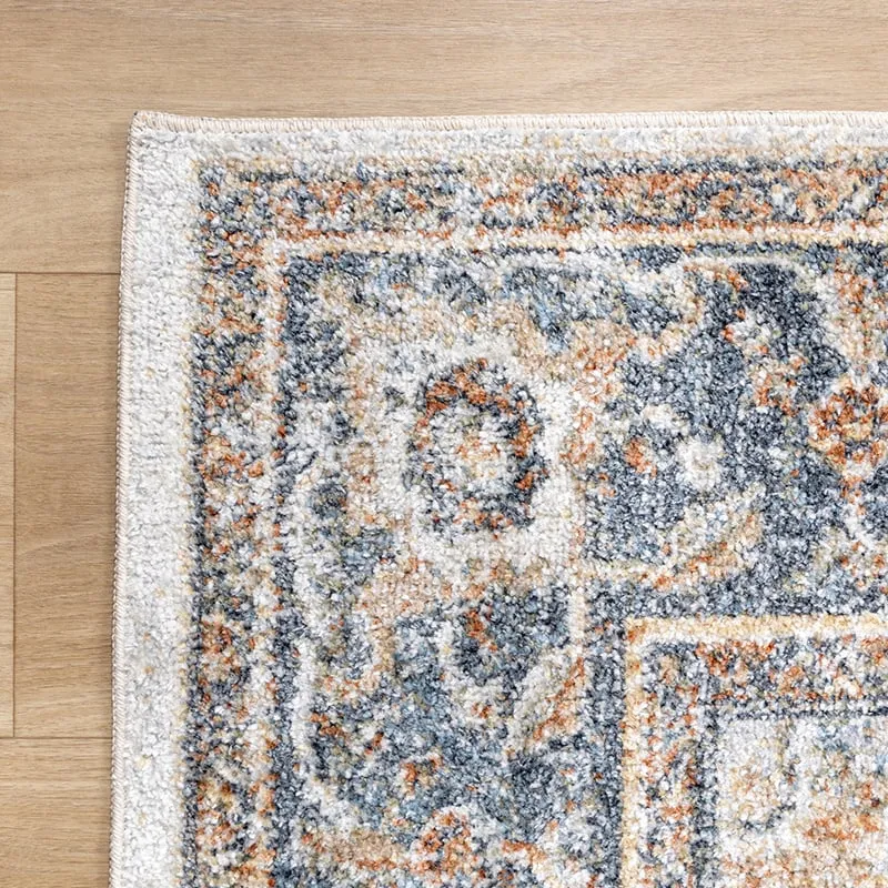 Waschbarer Teppich - Nova Medaillon Bunt