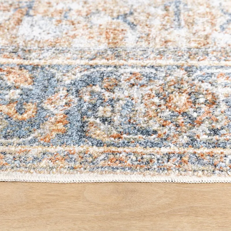 Waschbarer Teppich - Nova Medaillon Bunt