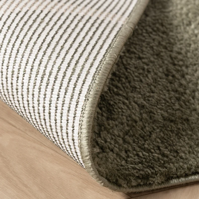 Waschbarer Teppich - Myrre Swirl Grün