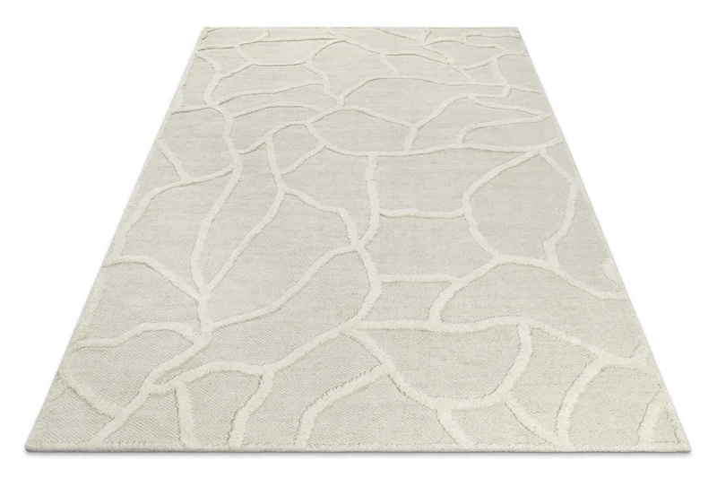 Kurzflor Teppich Creme Weiß "Hamptons TWENTYSIX" WECONhome
