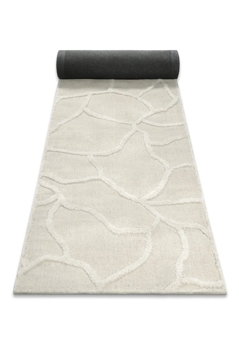 Kurzflor Teppich Creme Weiß "Hamptons TWENTYSIX" WECONhome