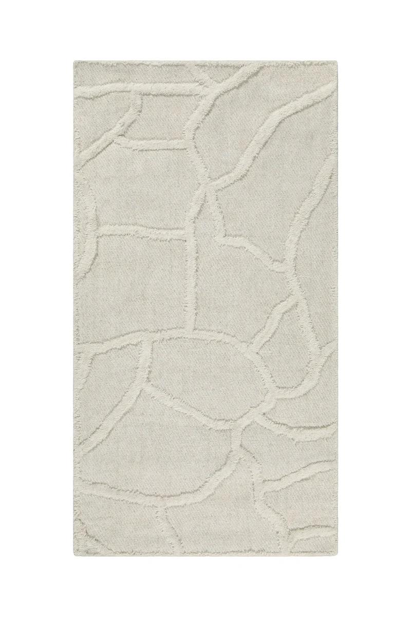 Kurzflor Teppich Creme Weiß "Hamptons TWENTYSIX" WECONhome
