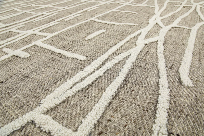 Kurzflor Teppich Taupe meliert "Hamptons TWENTYFIVE" WECONhome