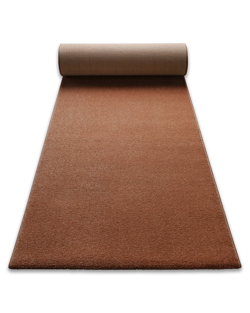 Kurzflorteppich Ziegel Rot "Montepulciano" Homie Living