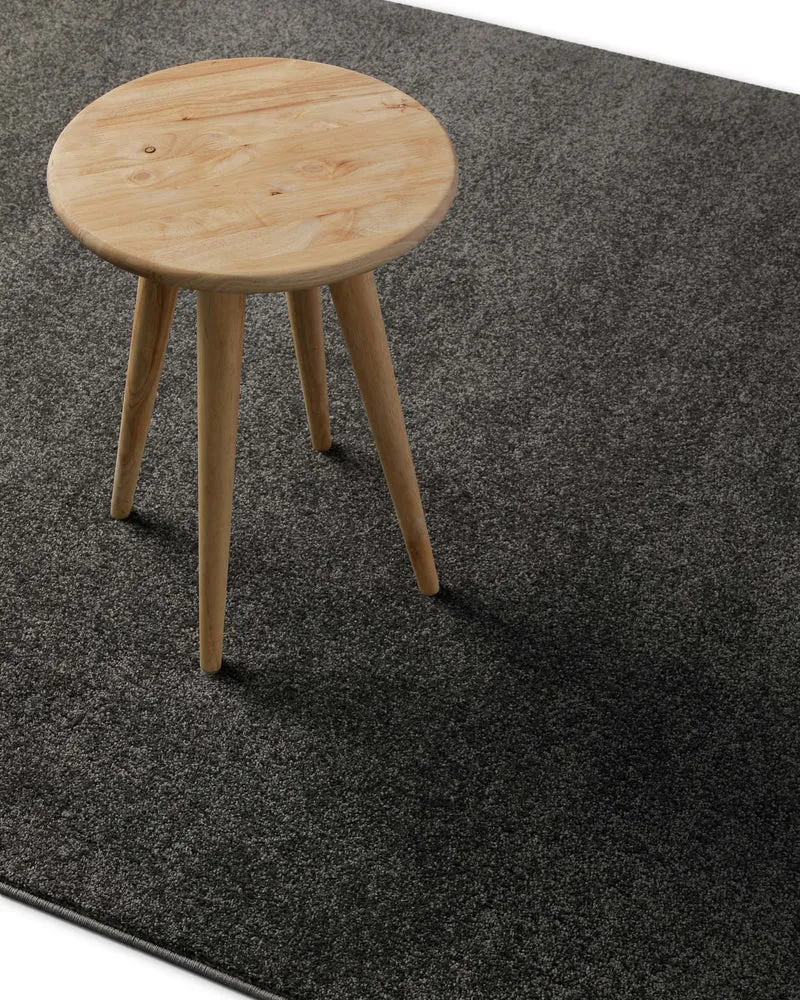 Kurzflorteppich Anthrazit grau "Freja" WECONhome Basics