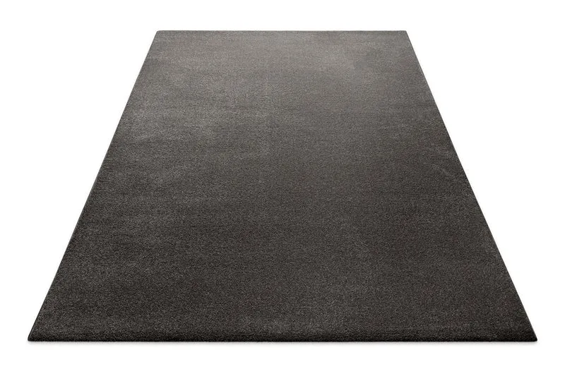 Kurzflorteppich Anthrazit grau "Freja" WECONhome Basics