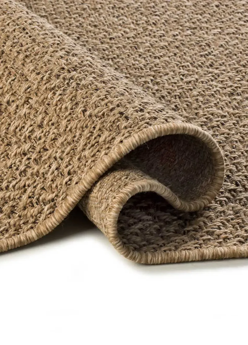 Alfombra de exterior efecto yute Acra 5001 Natural