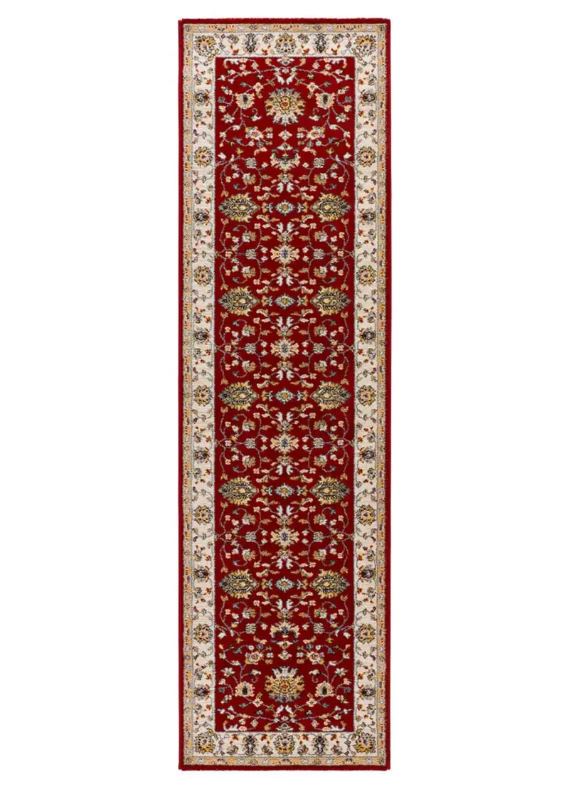 Alfombra pasillera vintage Classic 12505 Rojo