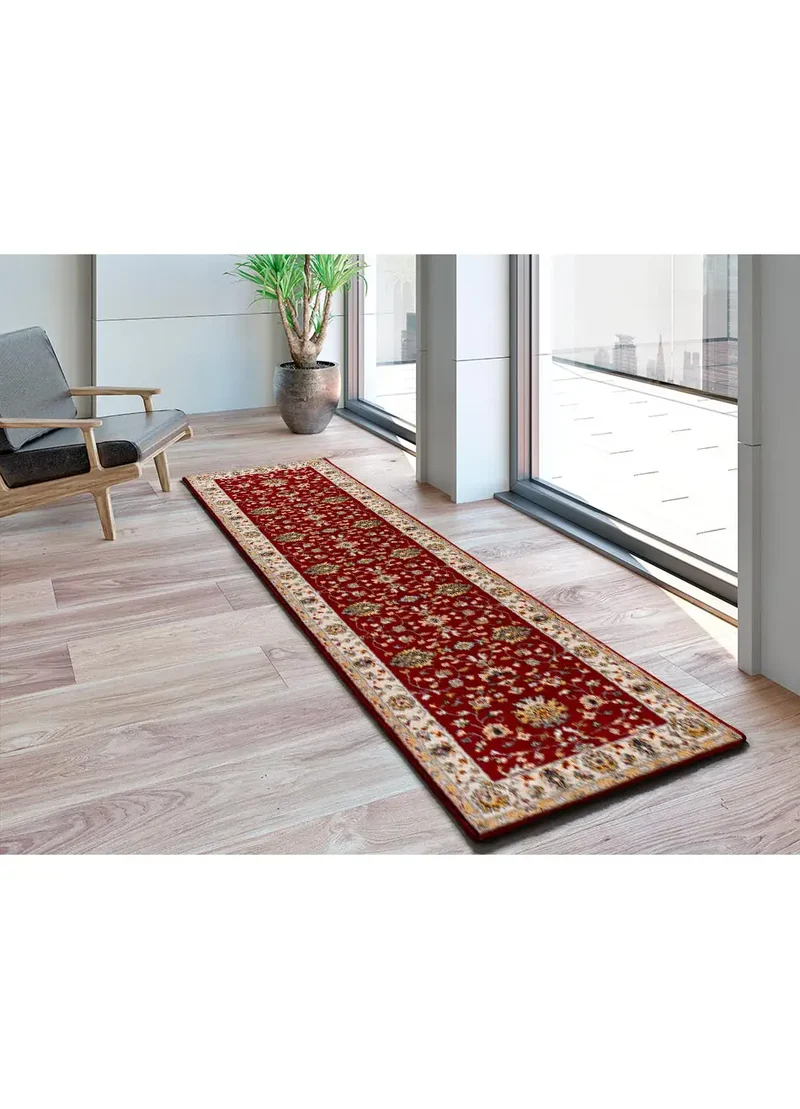 Alfombra pasillera vintage Classic 12505 Rojo