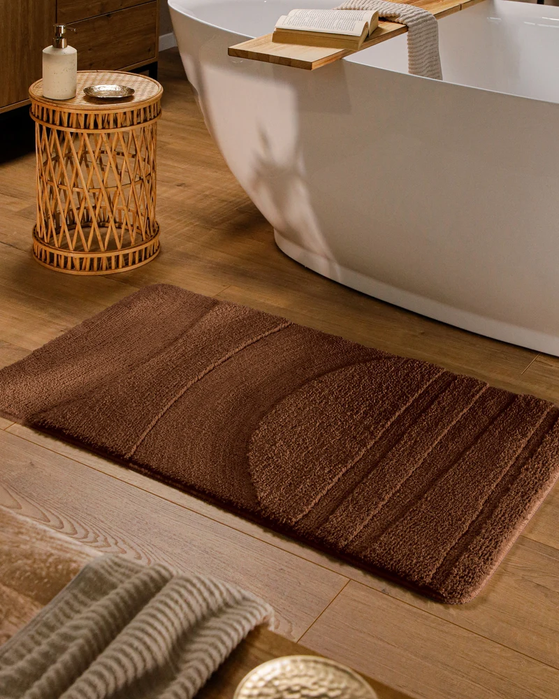 Badteppich Nuss Braun "Marc" WECONhome