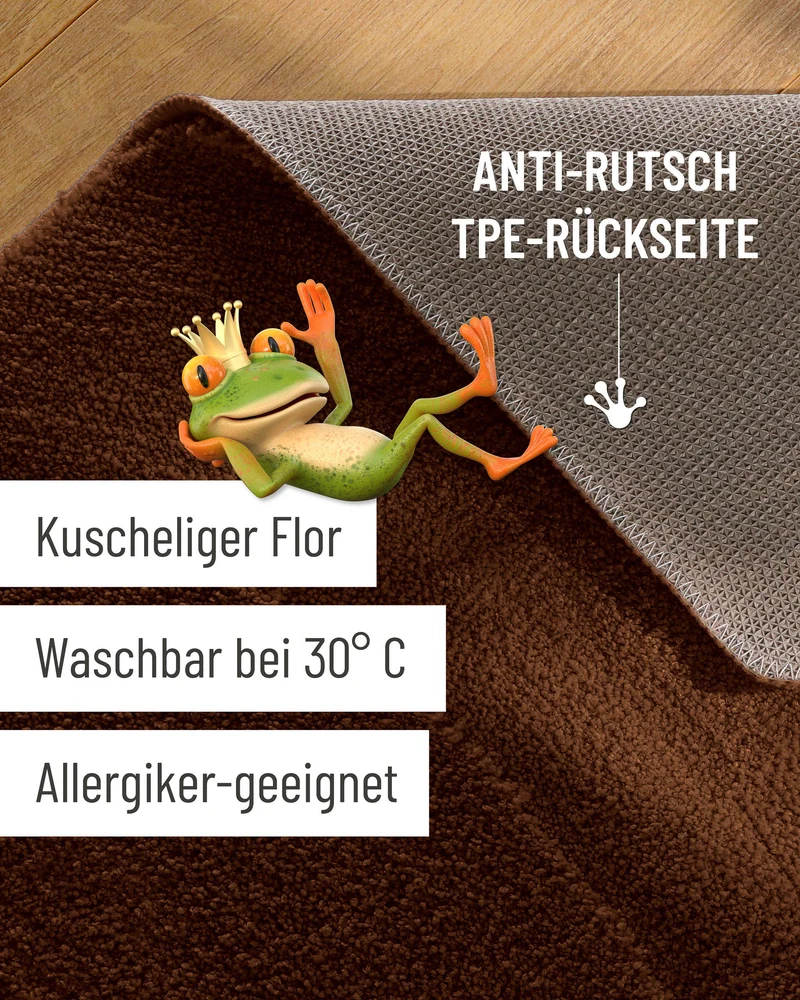 Badteppich Nuss Braun "Marc" WECONhome