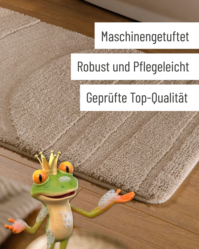 Badteppich Sand Beige "Marc" WECONhome