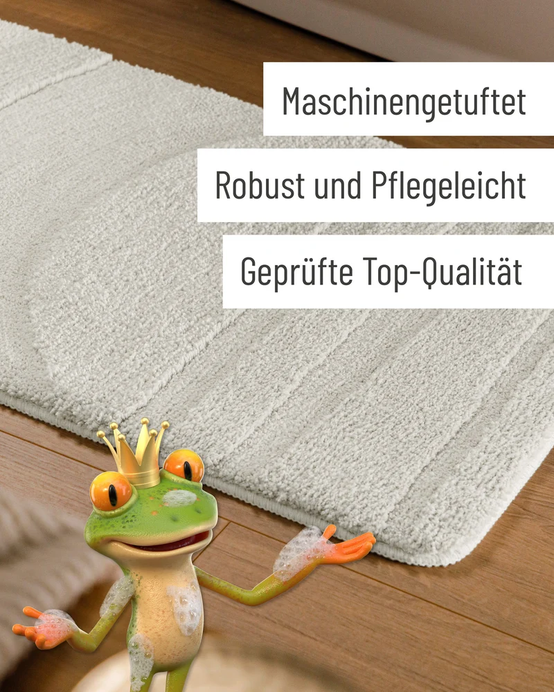 Badteppich Weiß "Marc" WECONhome