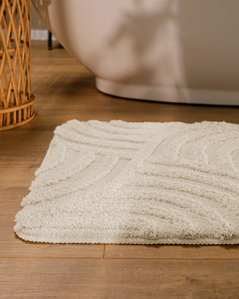 Badteppich Creme Weiß "Fiete" WECONhome