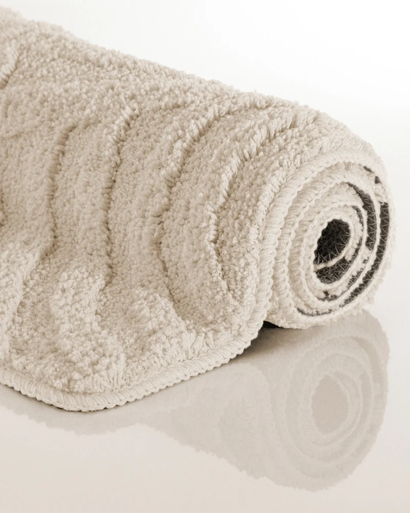 Badteppich Creme Weiß "Fiete" WECONhome