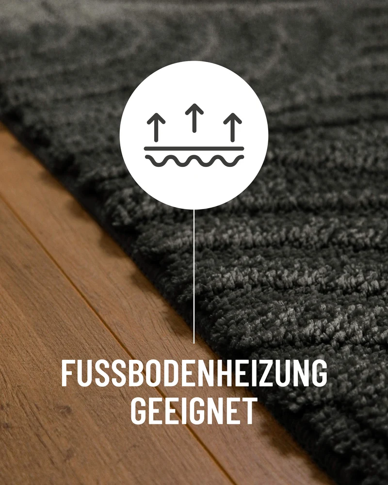 Badteppich Anthrazit Grau "Fiete" WECONhome