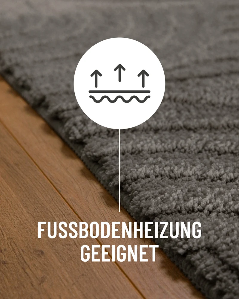 Badteppich Basalt Grau "Fiete" WECONhome