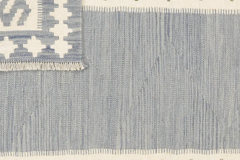 Kelim Gashgai · Handgewebt – Grau, 148x103 cm
