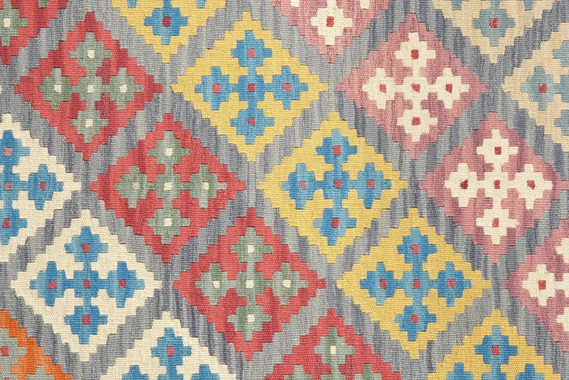 Kelim Gashgai · Handgewebt – Blau, 173x126 cm