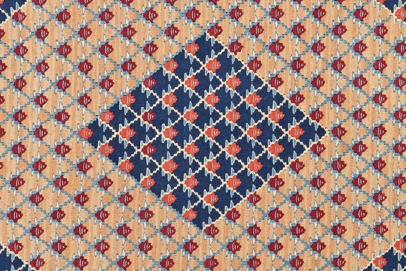 Kelim Senneh · Handgewebt – Beige, 154x102 cm