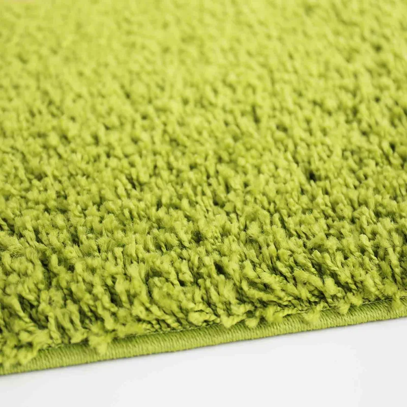 Teppich Prime Shaggy Hochflor Langflor Einfarbig Modern Grün für Wohnzimmer, Schlafzimmer, küche