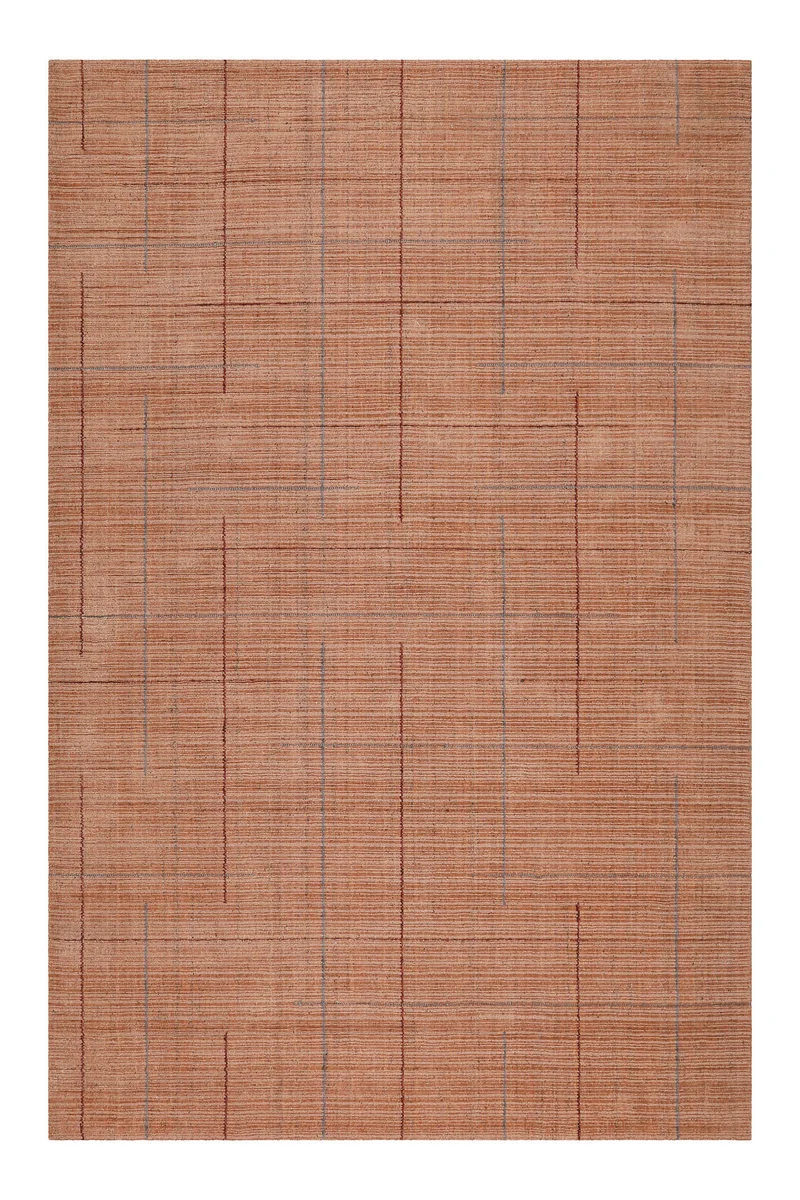 Kurzflor Teppich Lachs Rot "Milly" WECONhome